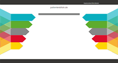 Desktop Screenshot of patientenblick.de