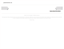 Tablet Screenshot of patientenblick.de